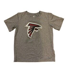 Boy's Large 14/16 Atlanta Falcons T-shirt Team Athletics Short Sleeve Crewneck